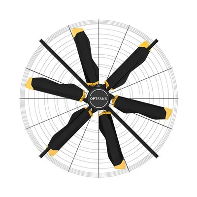 एचवीएलएस बड़े दीवार पर लगे पंखे